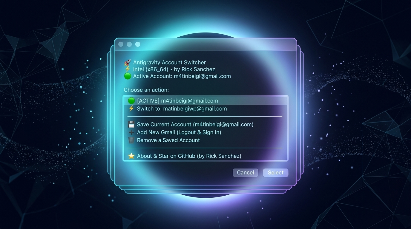 Antigravity Account Switcher Showcase